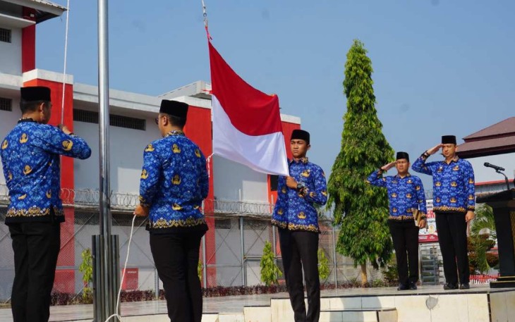 Upacara Peringati Hari Sumpah Pemuda di Lapas Cilegon, Sabtu (28/10)