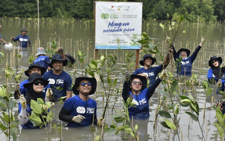 Ribuan Pekerja Medco E&P Tanam Pohon di Lahan Kritis 
