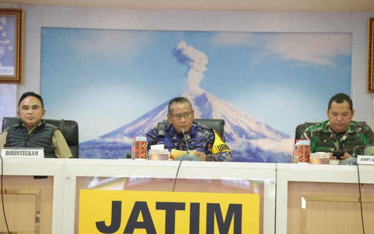 Rakor Pengamanan Kompetisi Liga 3 PSSI di Wilayah Polda Jatim, Senin (4/12)