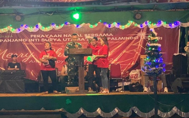 Perayaan Natal di perbatasan RI - Malaysia 