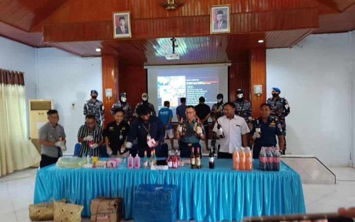 Lanal Tahuna Gagalkan Aksi Penyelundupan 