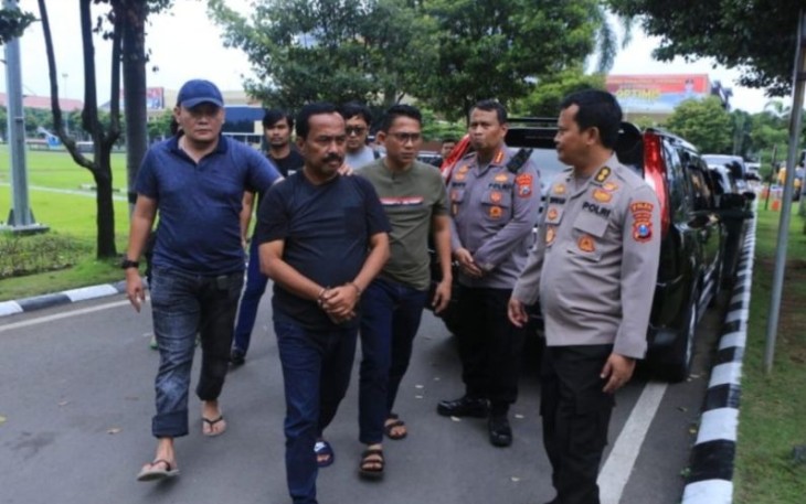 MSA saat ditangkap petugas 