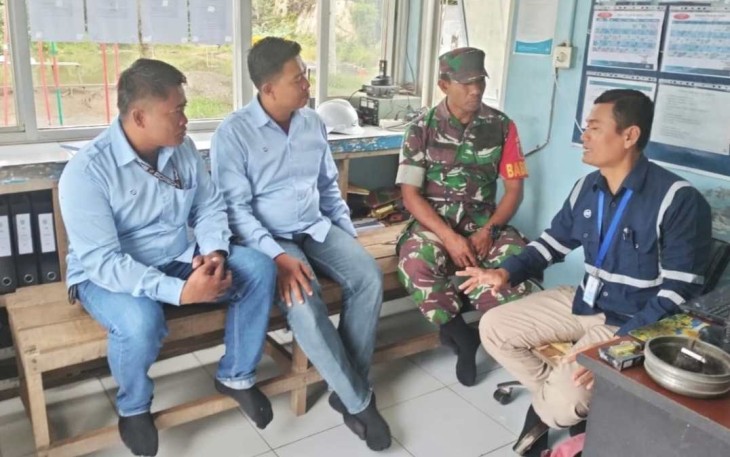 Komsos anggota security wilayah binaan