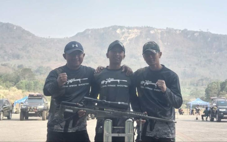 Tim Penembak Kostrad di ajang Infantry Shooting Championship Tahun 2023, Cipatat, Bandung, Minggu (1/10)