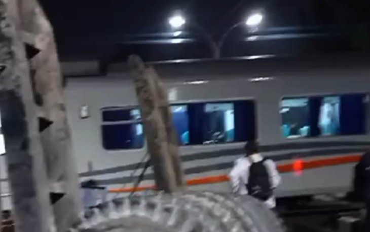 KA 112 Brantas relasi Pasar Senen-Blitar pasca terjadi kecelakaan 