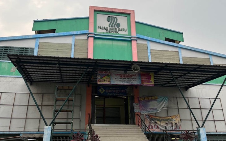 Pasar Musi Lama, yang telah bermetamorfosis menjadi Pasar Musi Baru (Foto : Tsavirha Almara)