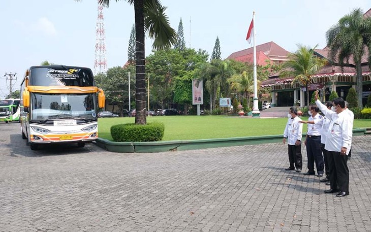 Pemkab Klaten Gelar Mudik Gratis Lebaran 1444 H Bagi Warga di Perantauan