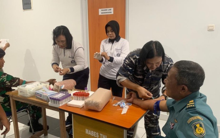 Personel Lanudal Manado Laksanakan Urikes Rutin 2023