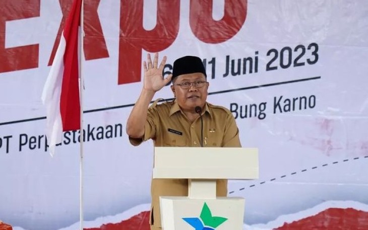Walikota Blitar Santoso Saat Buka Expo di Perpustakaan Proklamator Bung Karno