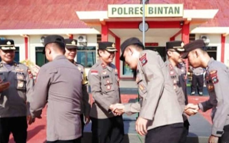 Kapolres Bintan Ucapkan Terima Kasih Kepada Personel  