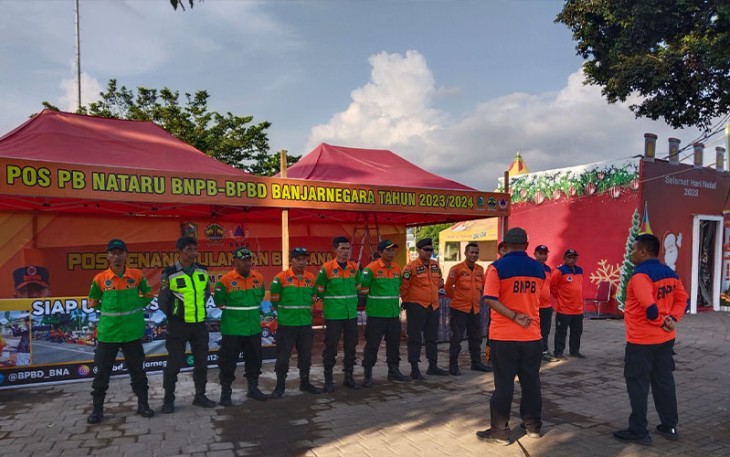 Pos Penanggulangan Bencana Nataru yang sudah dibuka di Kabupaten Kudus, Jawa Tengah, Jumat (22/12) Sumber foto : BPBD Kabupaten Kudus