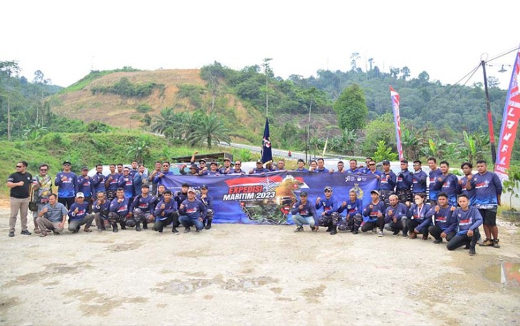Tim Merah Ekspedisi Maritim TNI AL Tiba di Sangatta