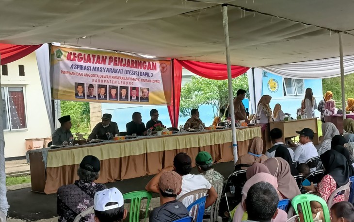 Kanit Binmas Polsek Lebong Hadiri Reses Anggota Dewan Dapil 2