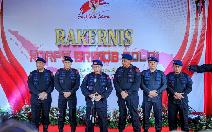 Buka Rakernis Brimob, Kapolri: Amankan Agenda Nasional Hingga Internasional