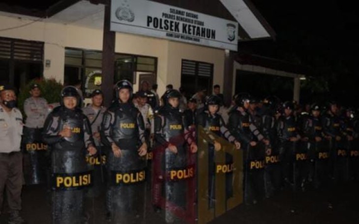 Kapolres Bengkulu Utara Mediasi Warga 2 Desa di Polsek Ketahun