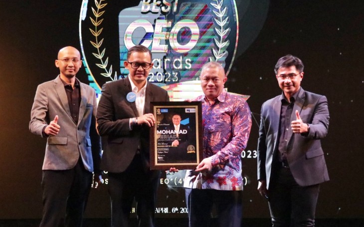 Mohamad Feriadi Soeprapto Dinobatkan ke Empat Kalinya  sebagai Indonesia Best 50 CEO Awards 2023 