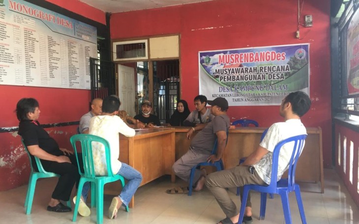 Keributan Antar Warga Didamaikan Bhabinkamtibmas Polsek Lebong Utara