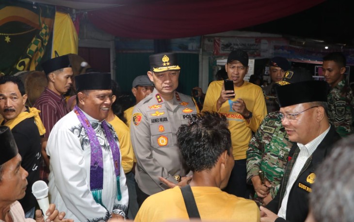 Bersama Forkopimda, Kapolda Pantau Malam Takbiran dan Cek Pospam-Posyan