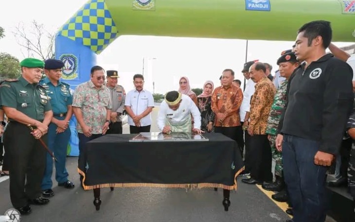 Wakil Ketua DPRD Kepri Rizki Faisal Hadiri Peresmian Flyover Basuki Rahmat