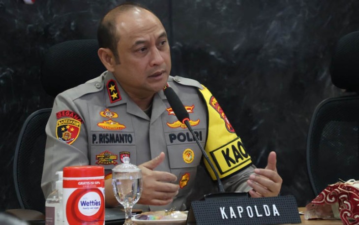 Kapolda Kalbar Irjen Pol Pipit Rismanto, S.I.K., M.H. saat Laksanakan Rakor Lintas Sektoral Bersama Stakeholder Terkait Pengamanan Nataru 2024