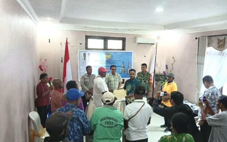  Babinsa Koramil 1710-02/Timika Hadiri Musrenbang Tingkat Kelurahan