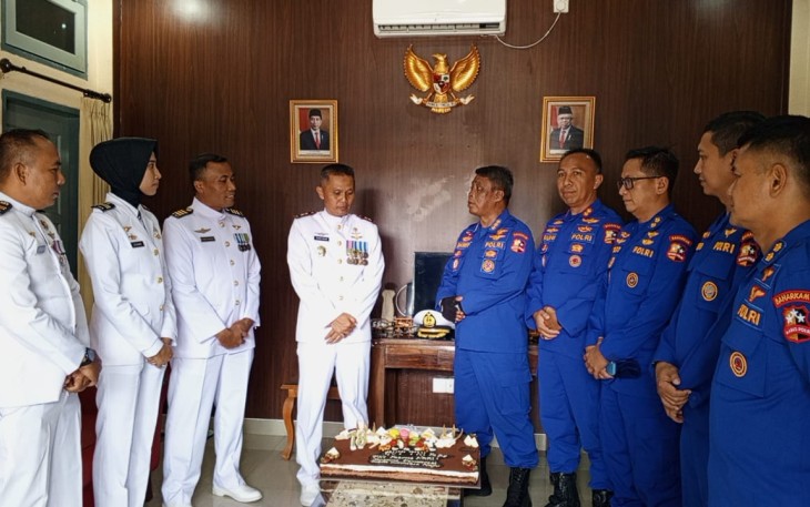 Lanudal Jakarta saat Terima Surprise HUT ke-78 TNl dari Direktorat Polisi Udara 