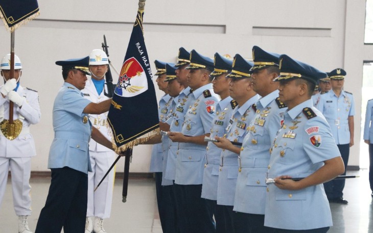 4 Jabatan Danlanud Jajaran Koops Udara I Diserah Terimakan
