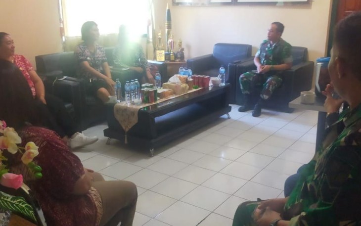 Dandim 1310/Bitung saat pimpin rapat kordinasi