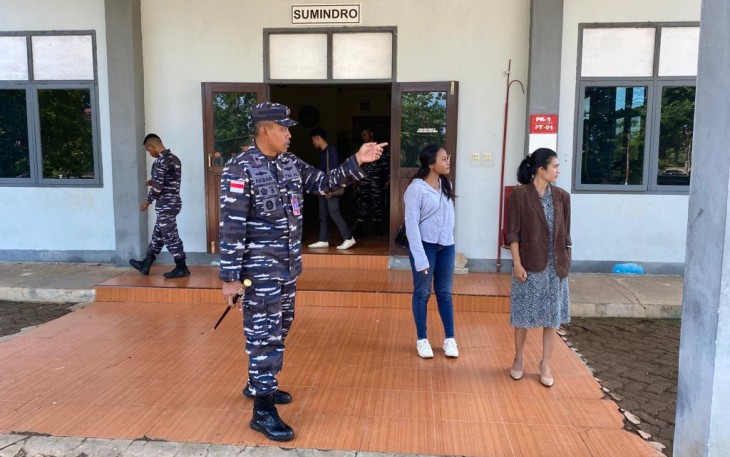 Danlanudal Kupang Terima Kunjungan Dosen dan Mahasiswa Unwira