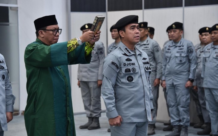 Kolonel Bakamla Djoni Djuhana, S.I.K. M.Si., secara resmi menjabat sebagai Kepala Unit Penindakan Hukum (UPH) Bakamla RI