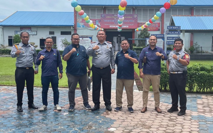 Manager PLN UP3 Binjai Sambangi Lapas Binjai 