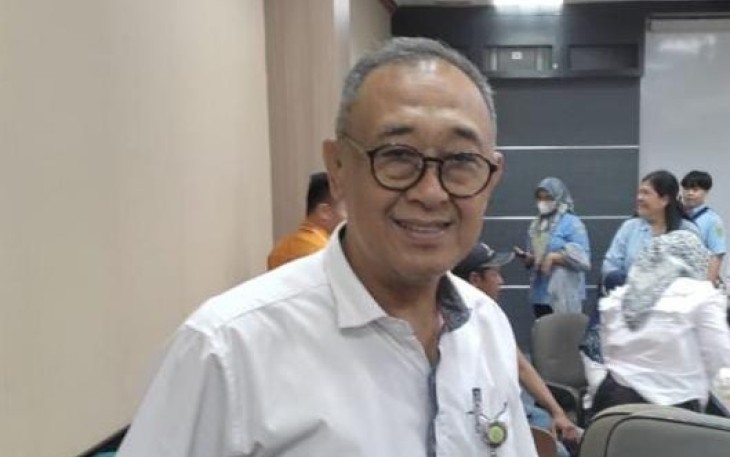 Sekwan Batam Aspawi Nangali usai menjalani vaksinasi Booster kedua di Ruang Serbaguna Gedung DPRD Kota Batam, Rabu (1/2/2023) (Fhoto: Ist) 