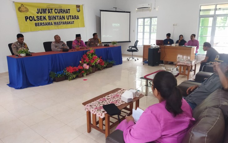 Jumat Curhat Polsek Bintan Timur