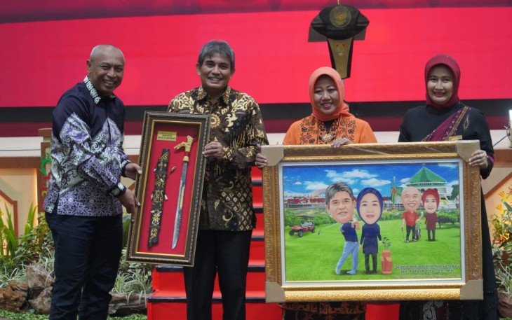Wakapolda Hadiri Lepas Sambut Kepala Kejaksaan Tinggi Kalteng