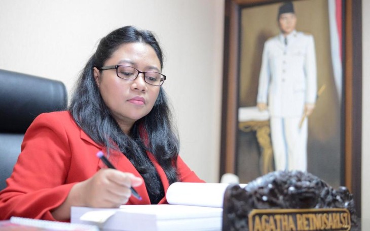 Wakil Ketua DPC PDI Perjuangan Kota Surabaya, Agatha Retnosari, dalam keterangan pada kalangam Media, Sabtu (22/04/23).