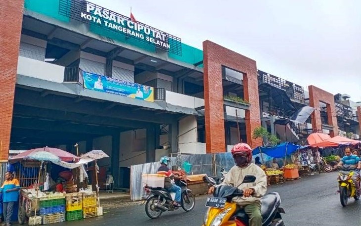 Foto Pasar Ciputat (Sumber: Linimassa.id)