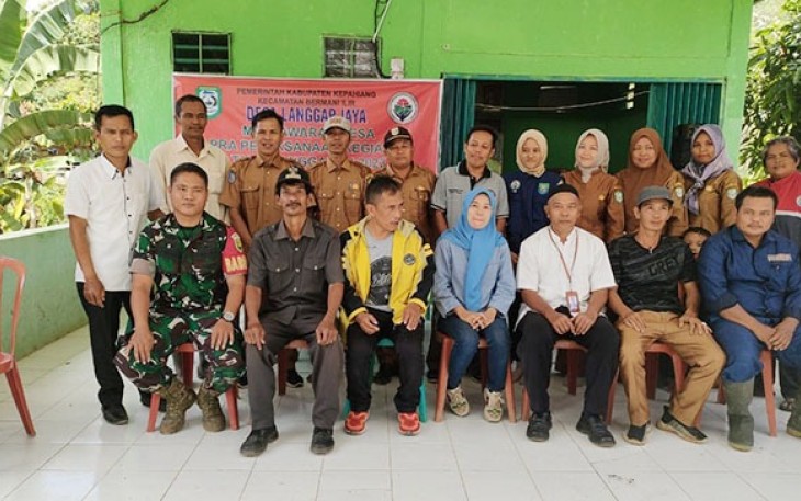 Pemdes Langgar Jaya Laksanakan Pra Pelaksanaan Kegiatan Tahun 2023