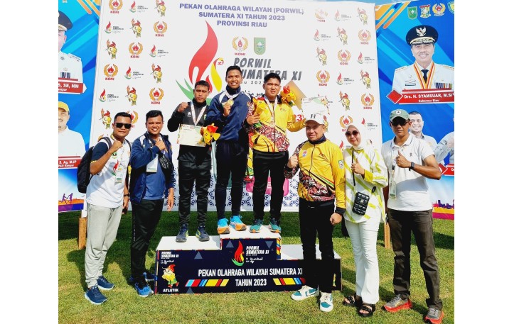Atlet Provinsi Bengkulu yang Berhasil Memperolah Mendali (Foto : Tedy/MC)