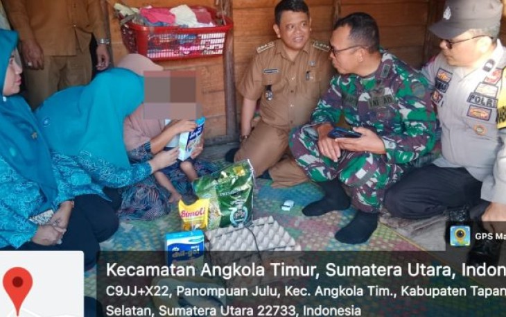 Turut hadir dalam pengecekan ini antara lain, Camat Angkola Timur Cos Riady Siregar, SH, MM, beserta rombongan. Babinsa Peltu Ammar Bhakti Harahap. Kemudian, Kepala Desa, Pendamping Desa, Bidan Desa para Tokoh, dan unsur pemerintahan terkait lainnya.