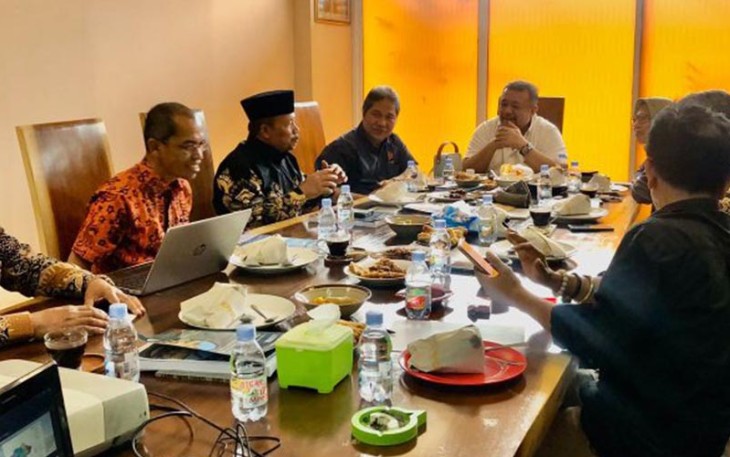 Bupati Agam menggelar pertemuan dengan sejumlah Oengusaha Real Rstate Kawakan.