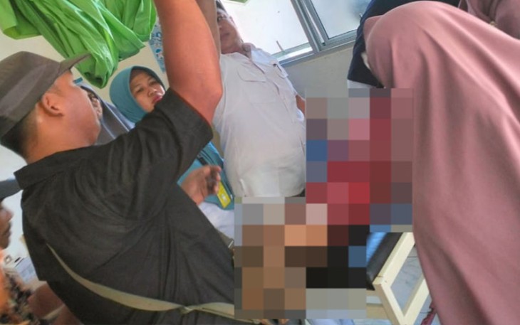 Jenazah korban usai dievakuasi