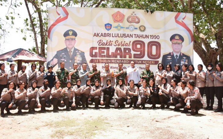Alumni AKABRI 1990 Maluku Gelar Bakti Sosial 