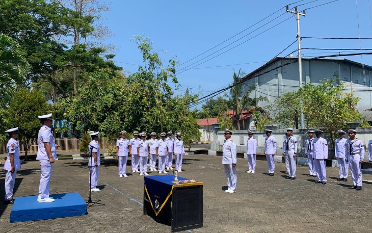 Penyerahan Jabatan Komandan KAL Suluh Pari II-6-60  Satrol Lantamal VI/Makassar