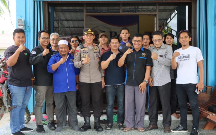 Kapolres Natuna AKBP Nanang Budi Santosa, S.I.K Kunjungi Skretariat PWI