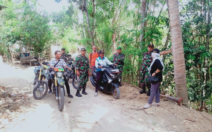 Kodim 0801/Pacitan Lakukan Surve Ke Lokasi Pengajuan TMMD Imbangan Tahun 2024 Mendatang