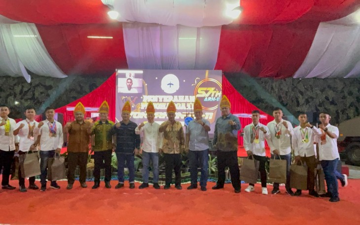 Kalapas Binjai Hadiri Syukuran HUT Batalyon Arhanud 11 Wira Bhuana Yudha ke-57