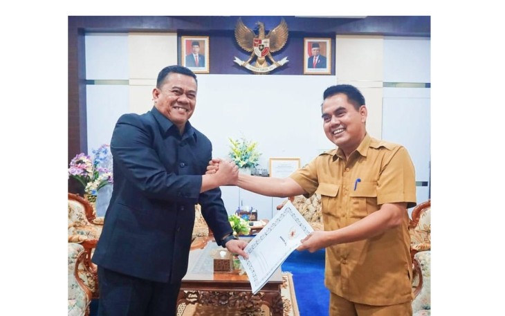 Roby Kurniawan Tunjuk Nafriyon Jabat Plt Kadis PMD Bintan 