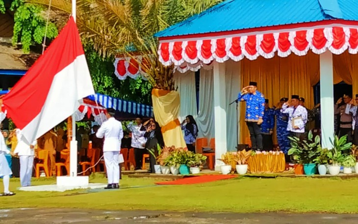 Roby Kurniawan jadi Irup Sempena Hardiknas 2023 di Pulau Terluar Bintan