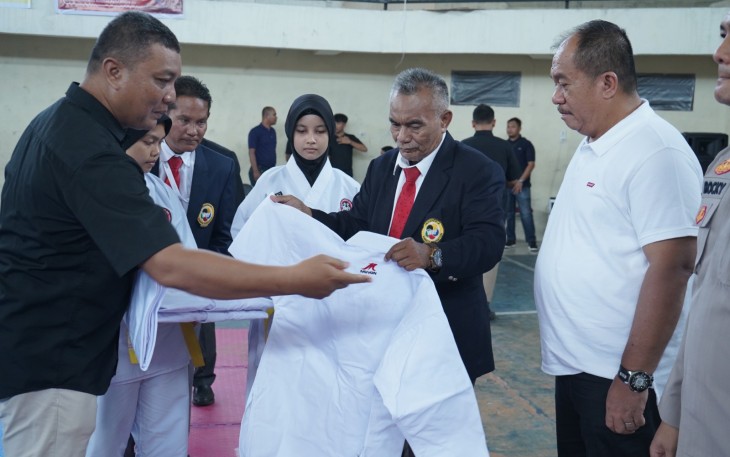 Wakil Bupati Asahan Hadiri Kejuaraan Karate INKANAS Se- Sumatera Pantai Timur 
