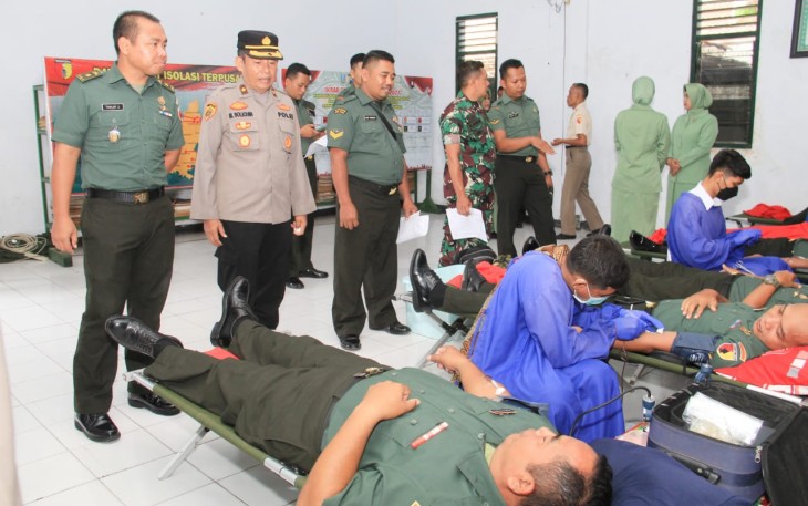 Kodim 0806/Trenggalek Gelar Kegiatan Bakti Sosial Donor Darah